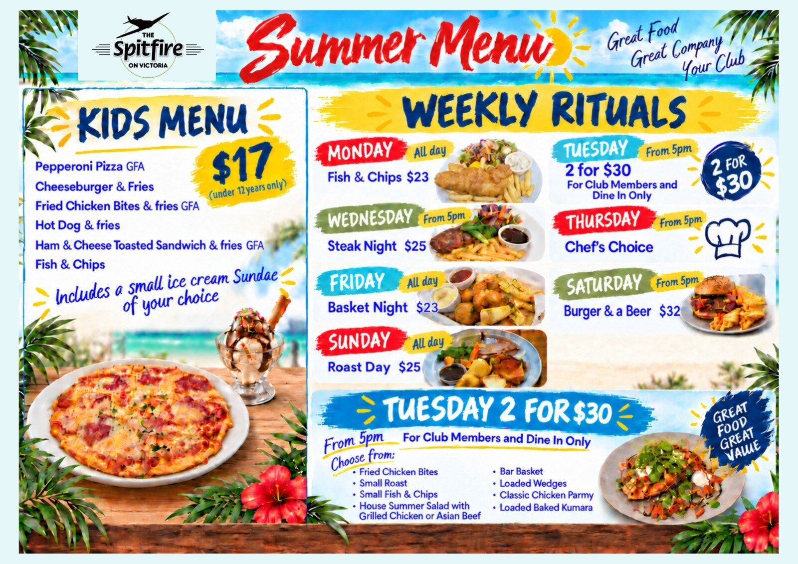 Summer Menu